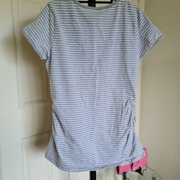 Lululemon Athletica CAN6 Black Pink Stripes Trank Tops Activewear - Picture 7 of 9